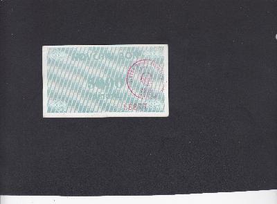 Beschrijving voorzijde: HANDSTAMP